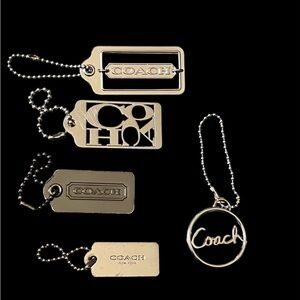 Coach metal hangtags lot